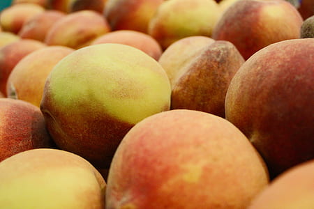 red-and-yellow peach fruits closeup photography thumbnail