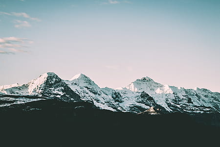 white mountain range landscape photography thumbnail