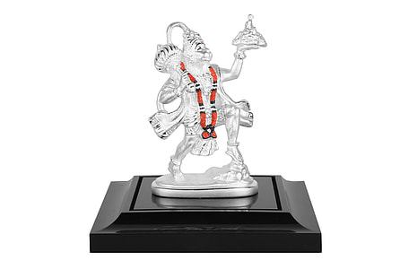 Hanuman glass figurine thumbnail