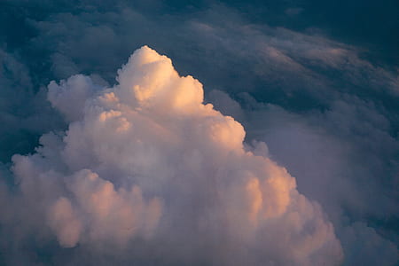 white cumulus clouds thumbnail