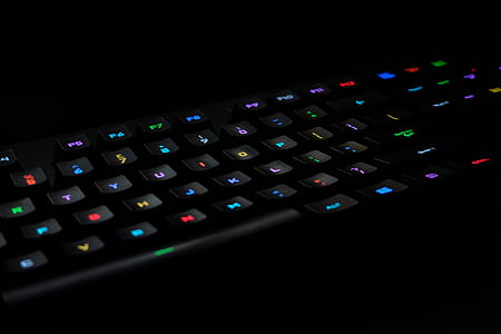 black computer mechanical keyboard thumbnail