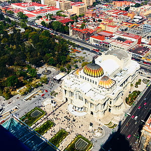 aerial photography of dome building thumbnail