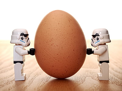 photo of Stormtroopers holding organic egg thumbnail