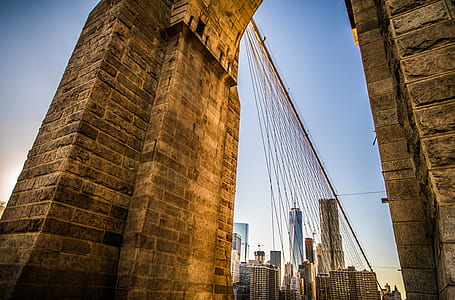 gray suspension bridge taken during daytime thumbnail