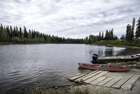 Landscape and Boat Launch at Kakisa thumbnail