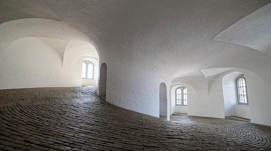 The Round Tower inside in the building in Kabenhavn, Denmark thumbnail