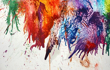 Random Colorful Paint Splat Background thumbnail