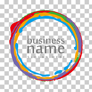 Circle 7 logo Stock illustration , LOGO logo design Round, business name slogan here advertisement PNG clipart