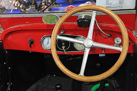 Vintage Car Steering Wheel  thumbnail