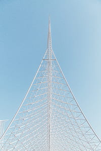 photography of white metal tower thumbnail