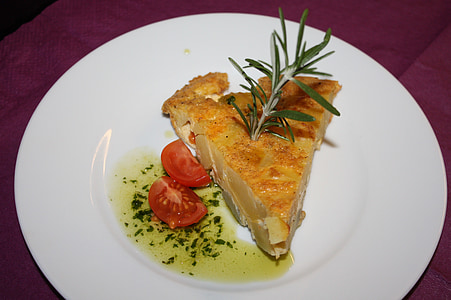 apple pie on white ceramic plate thumbnail