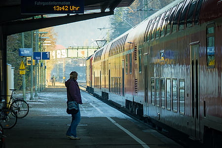people, train, travelling, blur thumbnail