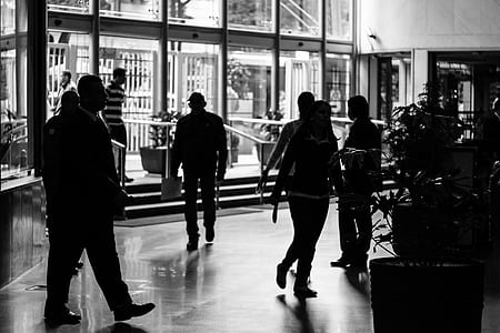 black-and-white, city, man, people thumbnail