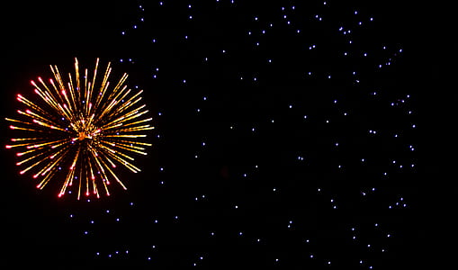 fireworks on night sky thumbnail