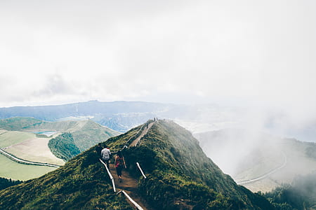 aerial view of mountains thumbnail