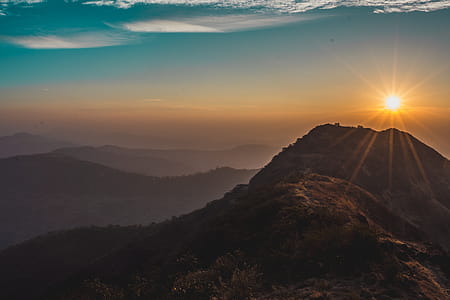 Photography of Mountains During Dawn thumbnail