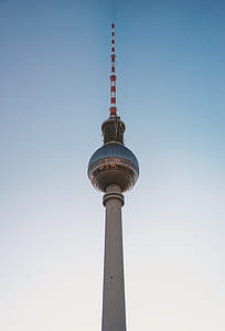 low angle photography of concrete Fesnserhturm, Berlin thumbnail