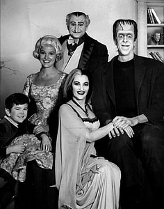 grayscale photography of Addams Family photo thumbnail