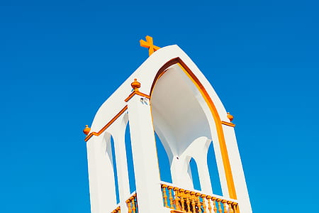 white and brown church thumbnail