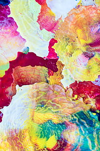 yellow and orange abstract painting thumbnail