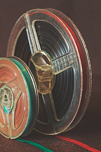 closeup photography of plastic reels thumbnail