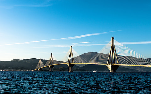 white and brown suspension bridge thumbnail