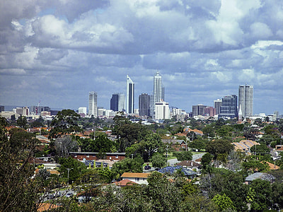 Skyline and Cityscape view of Perth, Australia thumbnail