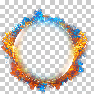 Gol-Cha! PicsArt Photo Studio Golden Child Sticker Text, Flame ring of fire to pull material Free, flaming bubble PNG clipart