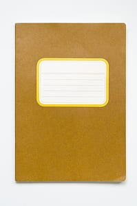 brown folder on white surface thumbnail
