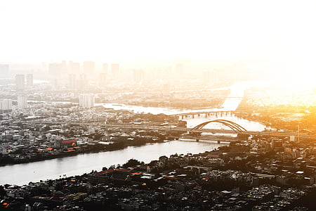 aerial view of city during daytime thumbnail