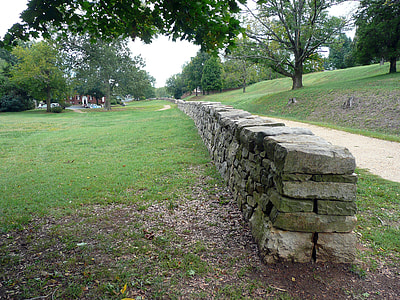 The sunken road at Marye's Heights at the battle of Fredericksburg thumbnail