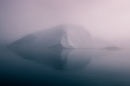 white ice berg panoramic photo thumbnail