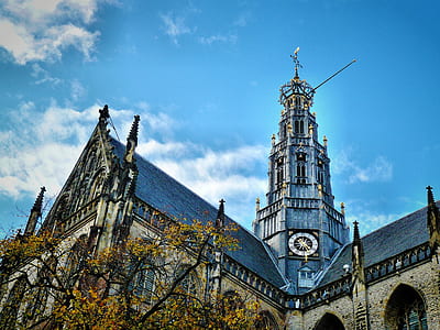 low angle photography of gothic building thumbnail