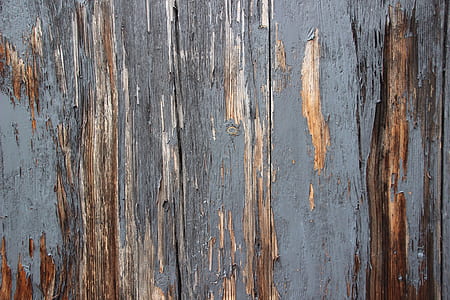 withered gray paint on brown wooden thumbnail