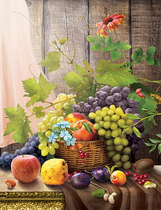 variety of fruit painting thumbnail