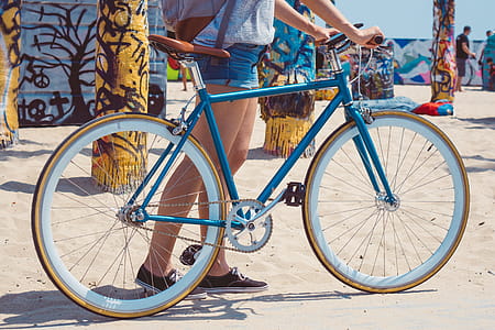 Modern Blue Bike thumbnail