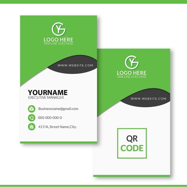 Fresh and Creative Business Card PSD Template psd file