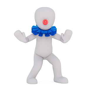 white 3D man clip art thumbnail
