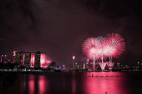 fireworks display on Mariana bay thumbnail