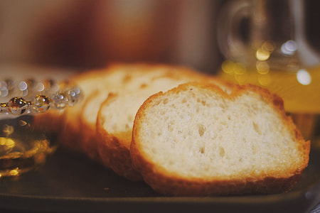 brown bread on black surface thumbnail