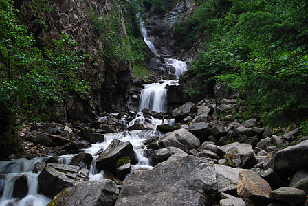 Cascading Waterfalls in the Yukon Territory, Canada thumbnail