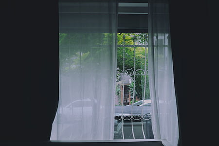 white curtains at window thumbnail