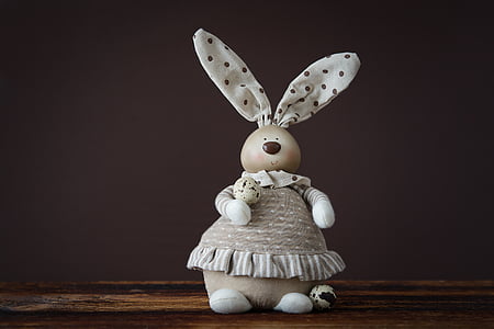 white rabbit plush toy thumbnail