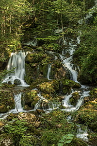 time-lapse photography of waterfalls thumbnail