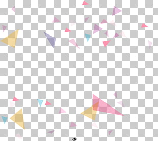 Paper Triangle Point Pattern, colored geometric background, triangle assorted-color digital abstract artwork PNG clipart
