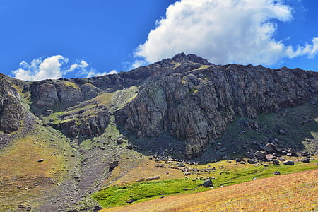 landscape photography of mountain range thumbnail