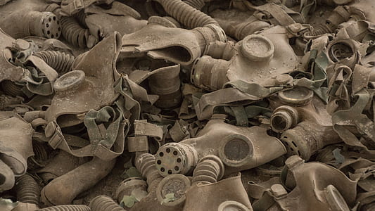 piled gas mask thumbnail