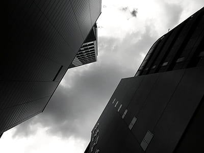 sky, clouds, skyline, buildings thumbnail