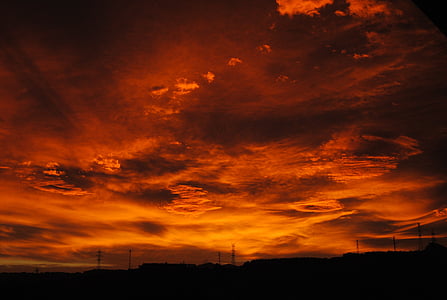 red and orange clouds during nighttime thumbnail
