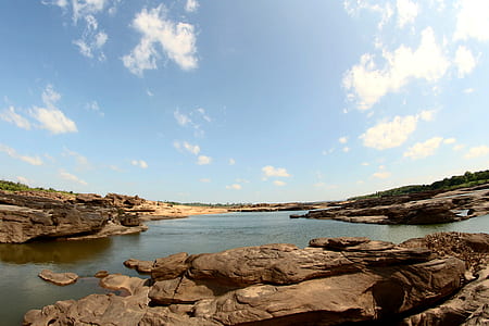 landscape, sky, water, clouds thumbnail